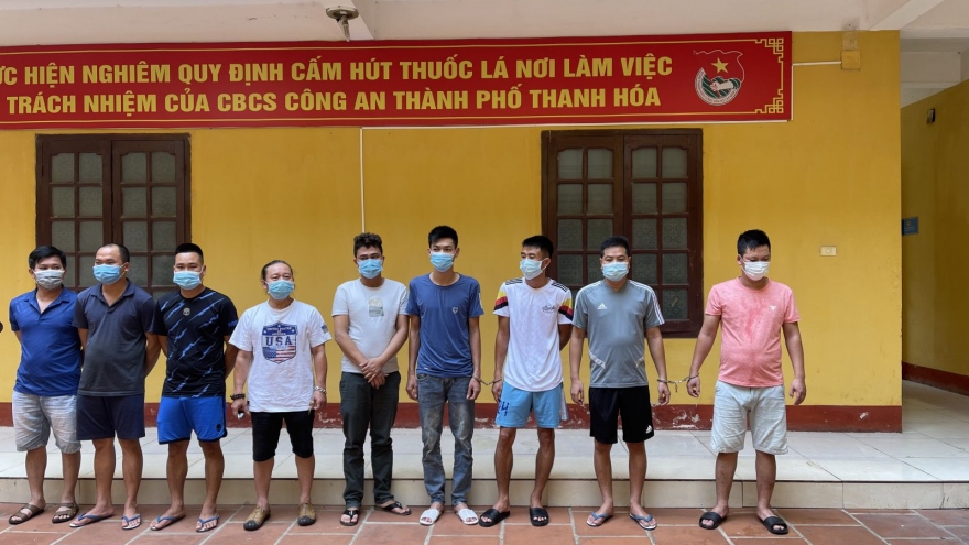 Công an Thanh Hóa phá đường cá độ bóng đá với số tiền hơn 2 tỷ đồng/1ngày